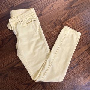 Yellow Gap jeans